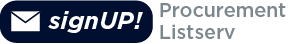 Procurement Listserv sign up
